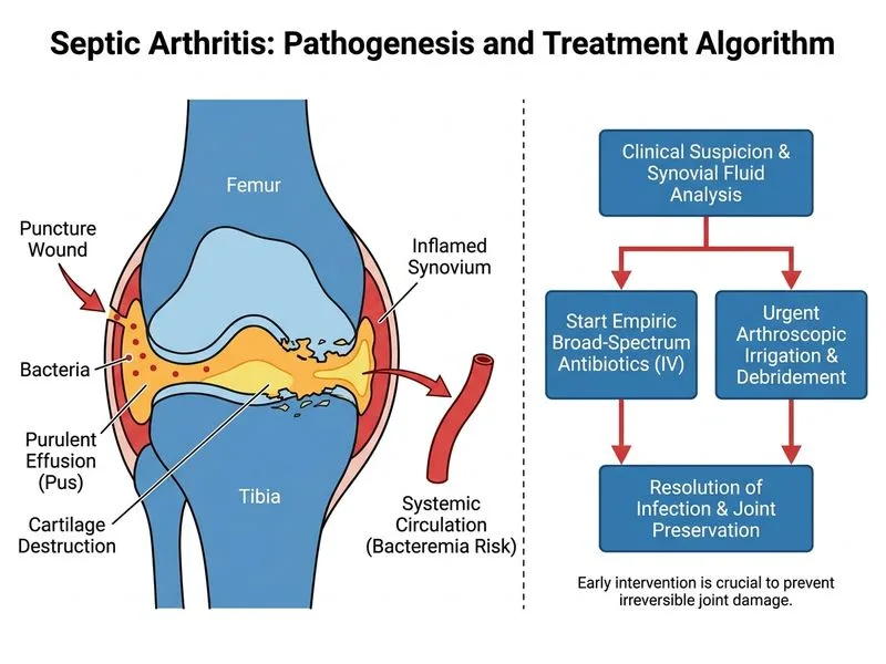 Septic Arthritis diagram
