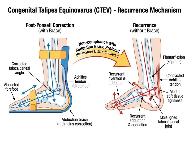 Congenital Talipes Equinovarus (CTEV) diagram