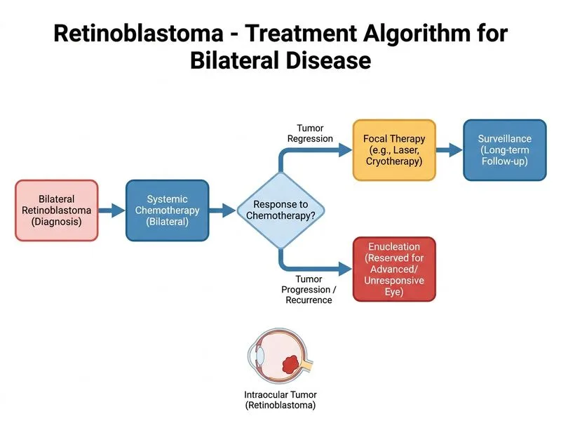 Retinoblastoma diagram