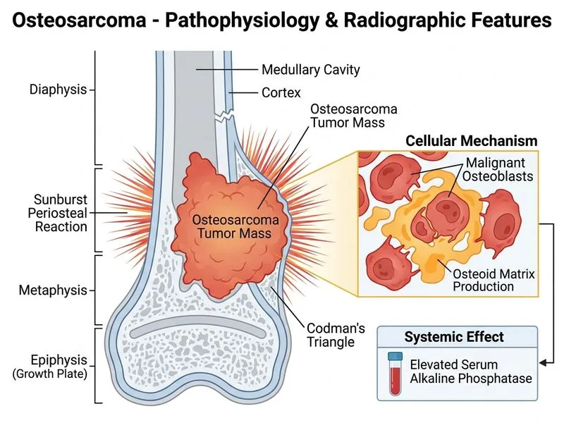 Osteosarcoma diagram