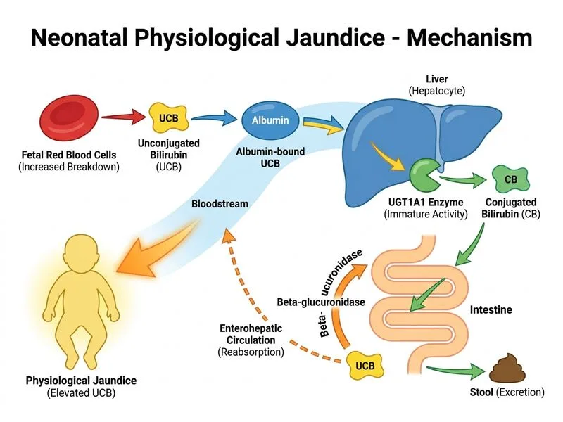 Neonatal Jaundice diagram