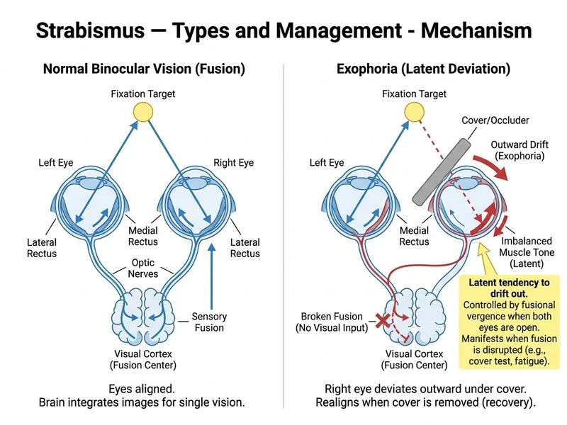Strabismus — Types and Management diagram