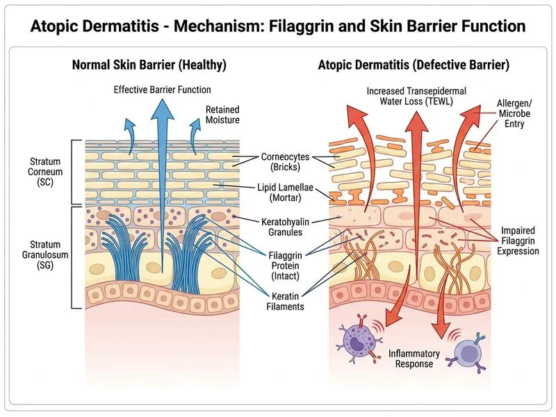 Atopic Dermatitis diagram