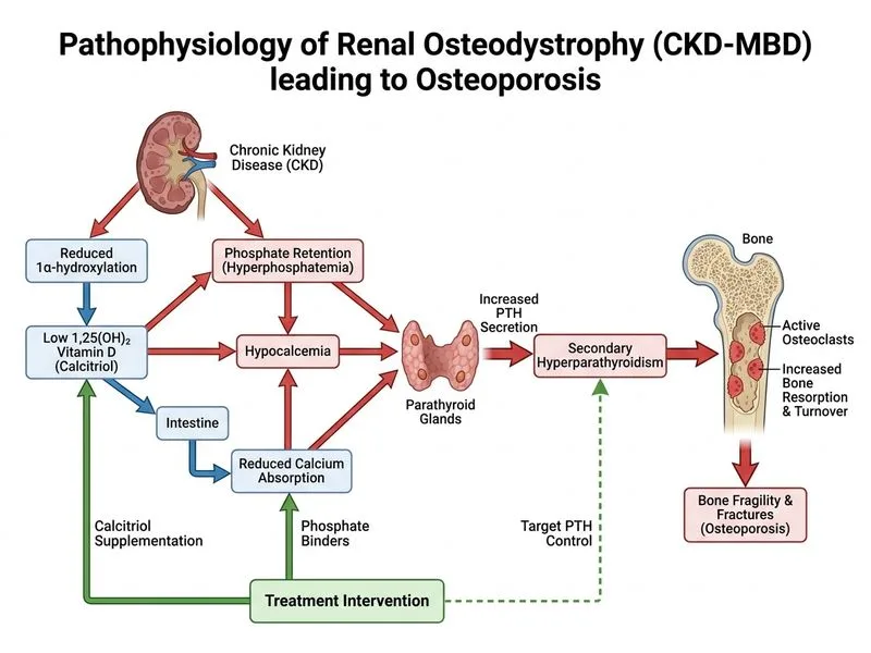 Osteoporosis diagram