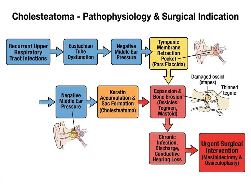 Cholesteatoma diagram