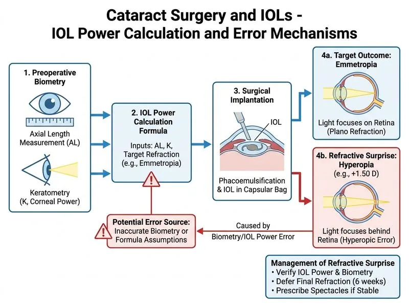 Cataract Surgery and IOLs diagram