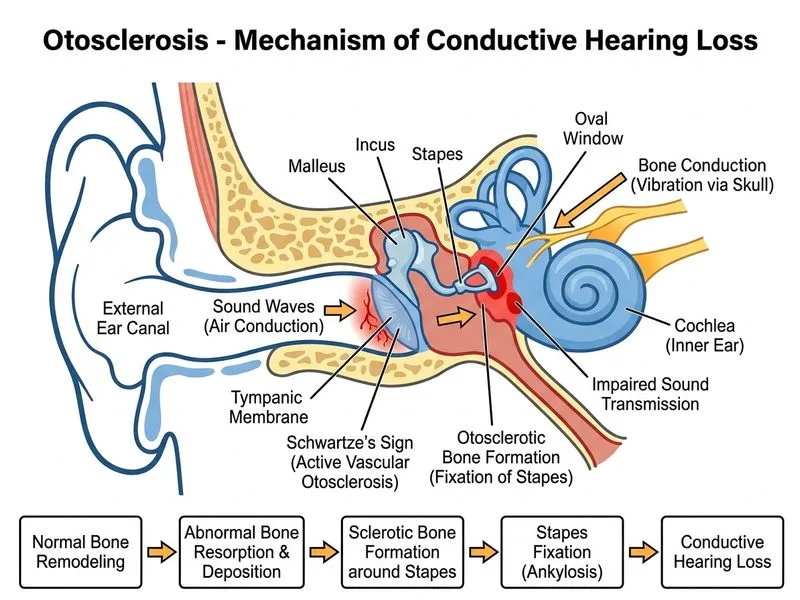 Otosclerosis diagram