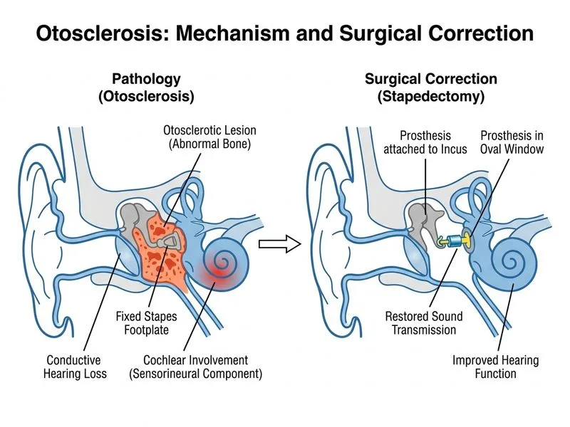 Otosclerosis diagram