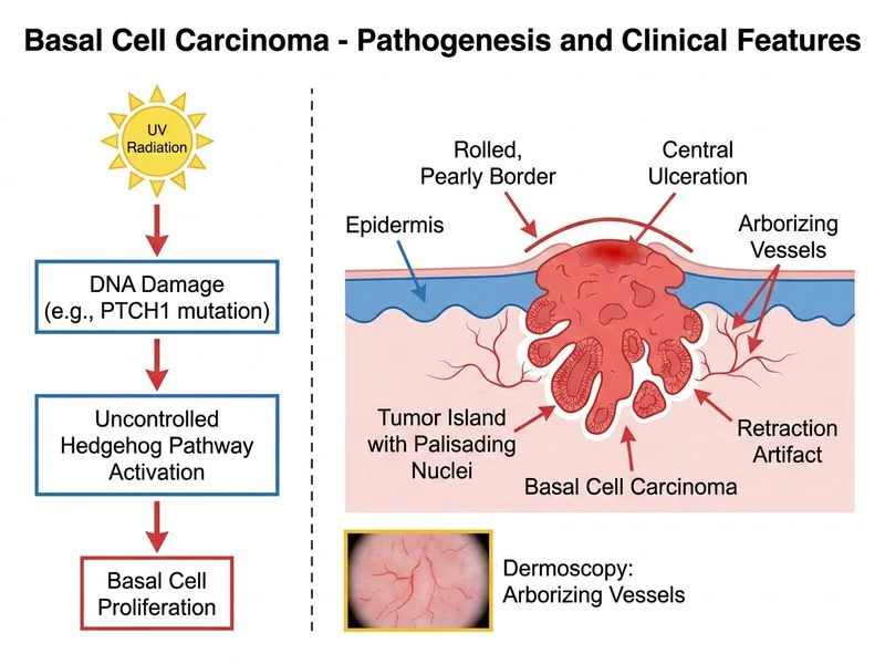 Basal Cell Carcinoma diagram