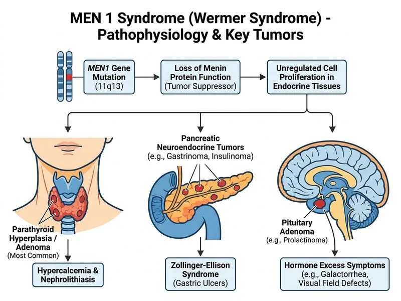 MEN Syndromes diagram
