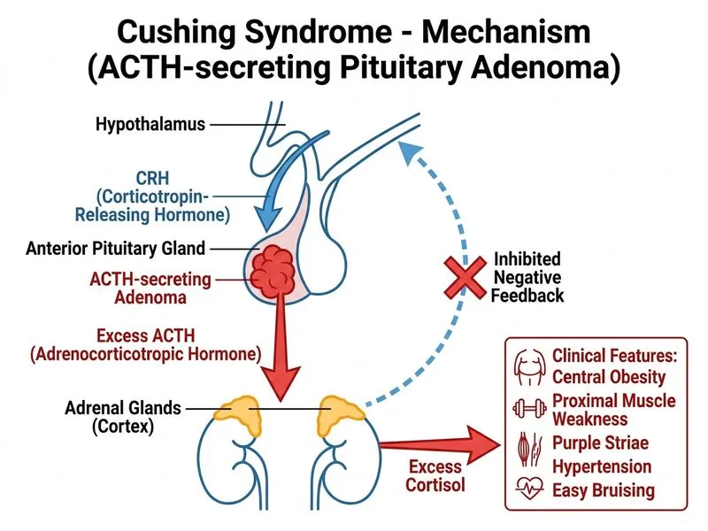 Cushing Syndrome diagram