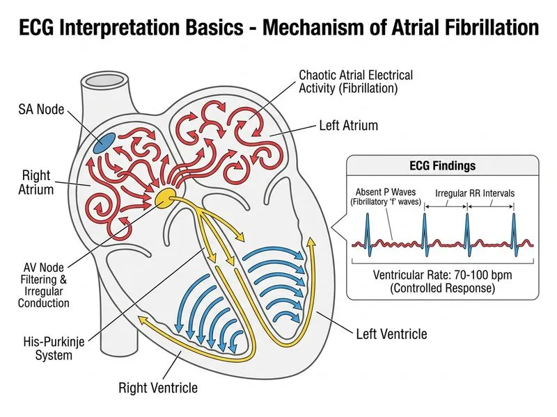 ECG Interpretation Basics diagram
