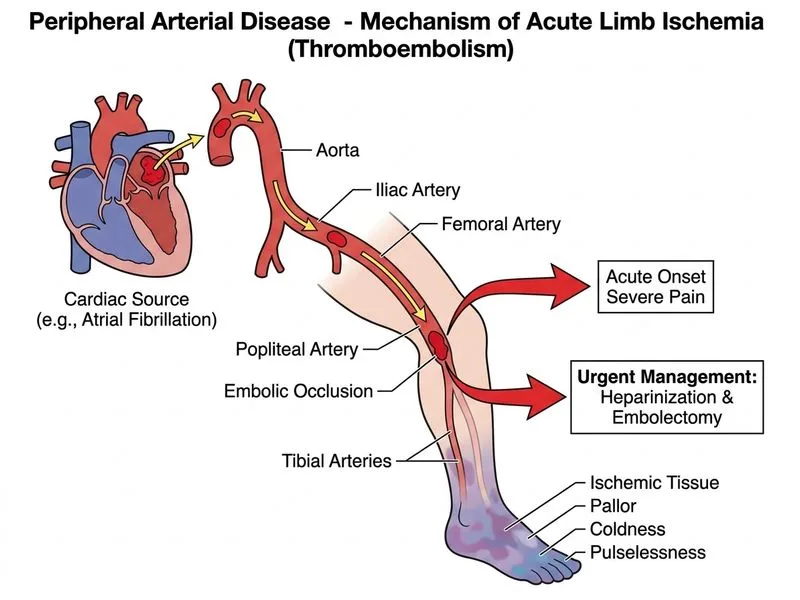 Peripheral Arterial Disease diagram