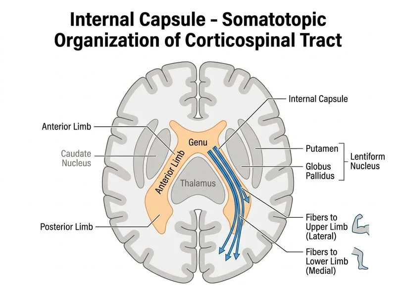 Internal Capsule diagram