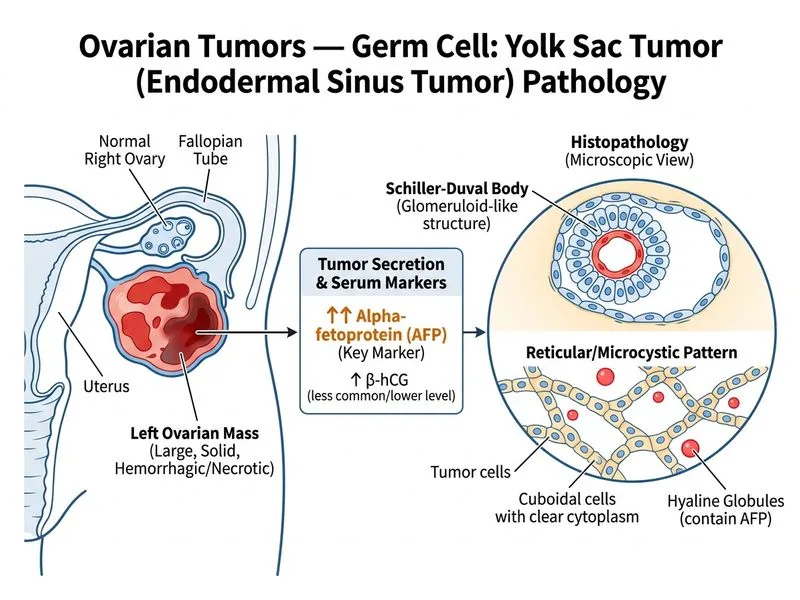 Ovarian Tumors — Germ Cell diagram