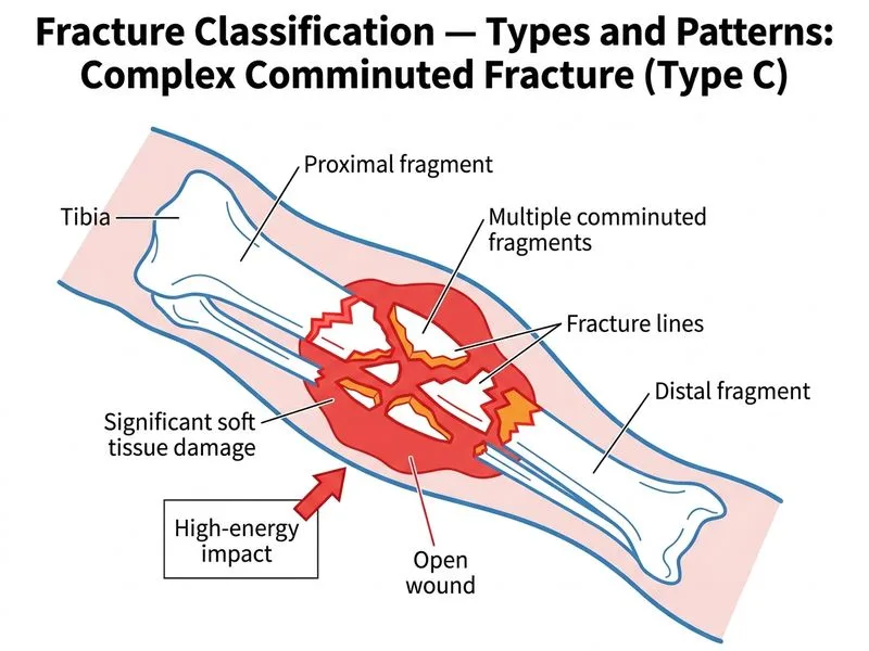 Fracture Classification — Types and Patterns diagram