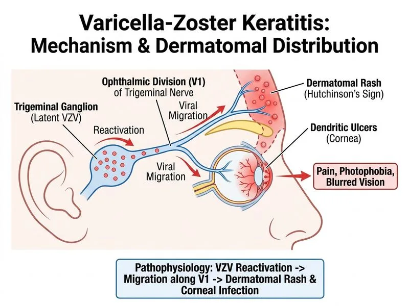 Viral Keratitis diagram