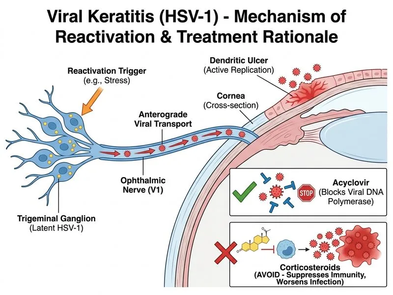 Viral Keratitis diagram
