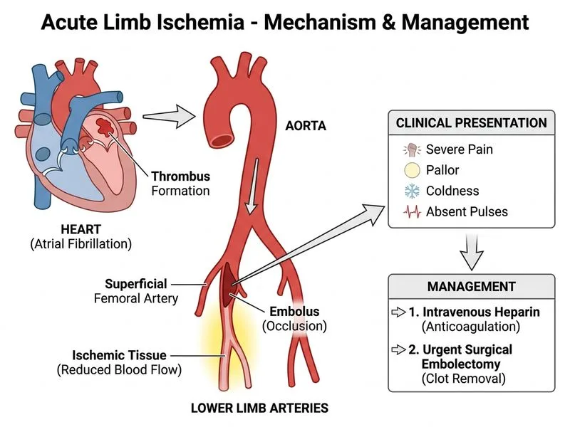Acute Limb Ischemia diagram