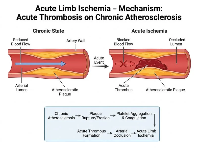 Acute Limb Ischemia diagram