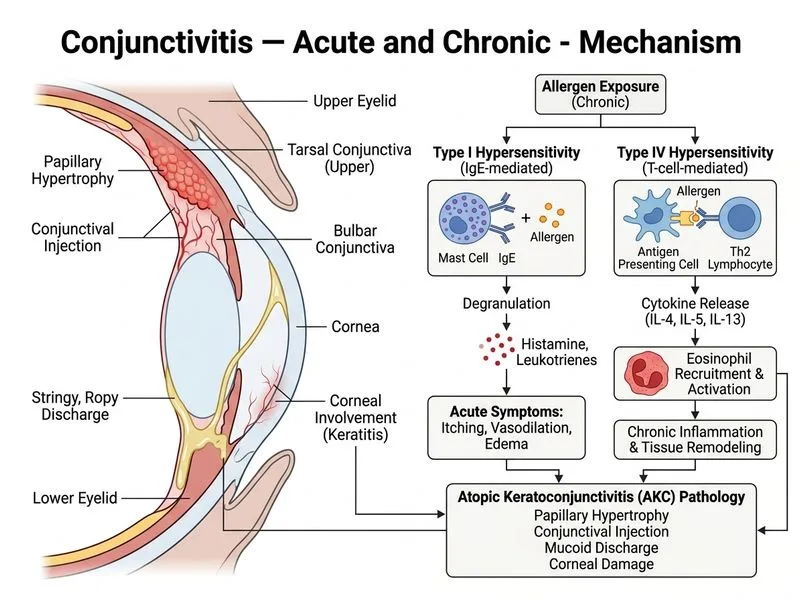 Conjunctivitis — Acute and Chronic diagram
