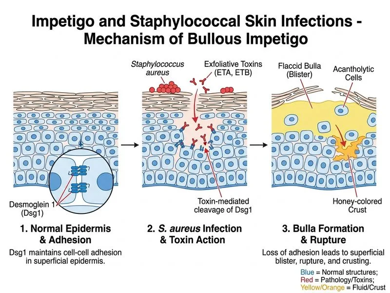 Impetigo and Staphylococcal Skin Infections diagram