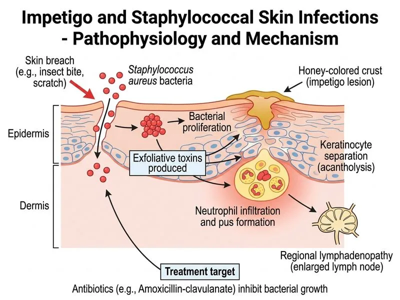 Impetigo and Staphylococcal Skin Infections diagram