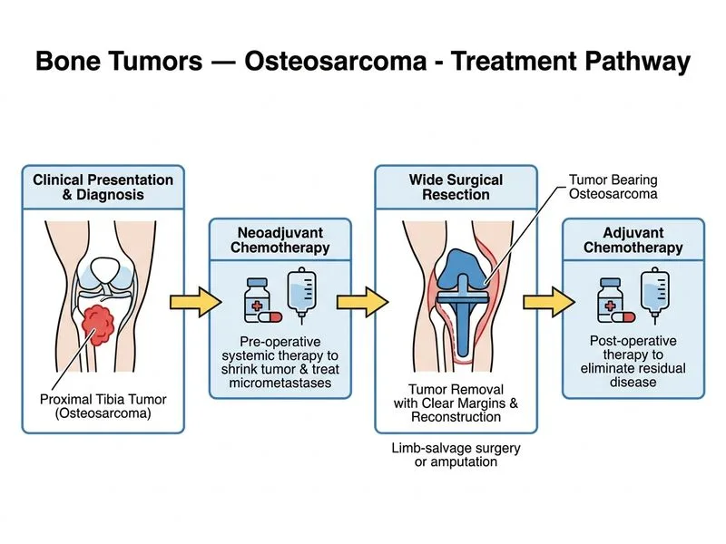 Bone Tumors — Osteosarcoma diagram