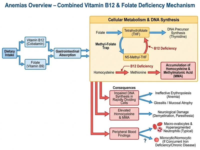 Anemias Overview diagram