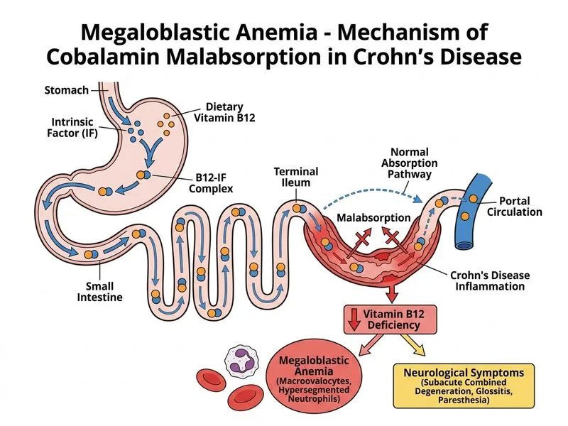 Megaloblastic Anemia diagram