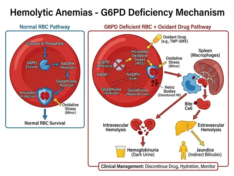Hemolytic Anemias diagram