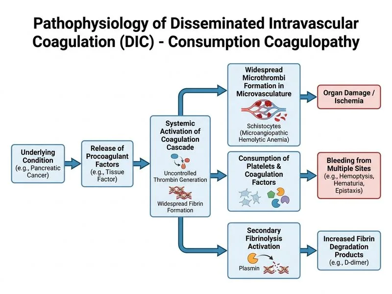 Hemostasis and Coagulation Cascade diagram