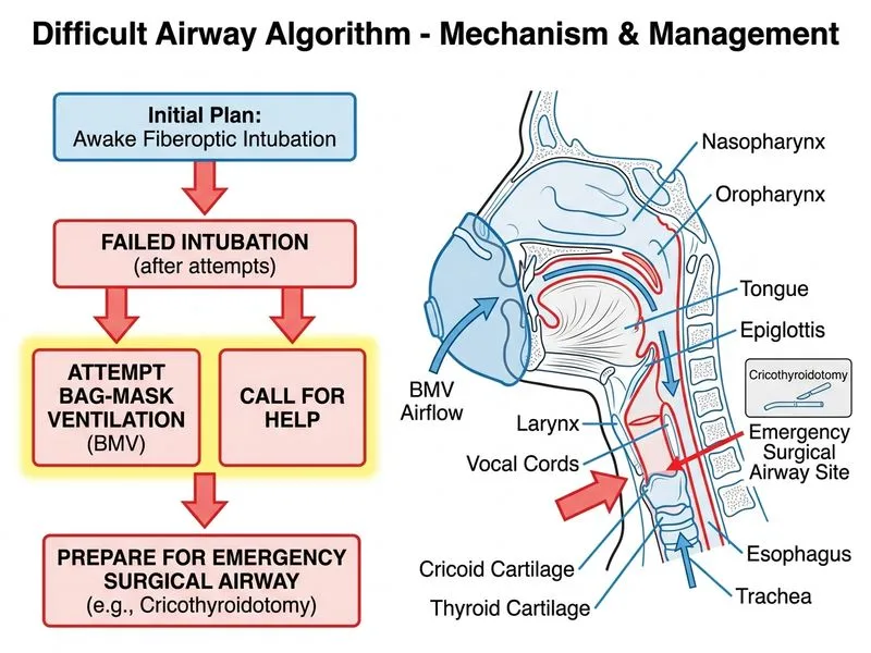 Difficult Airway Algorithm diagram