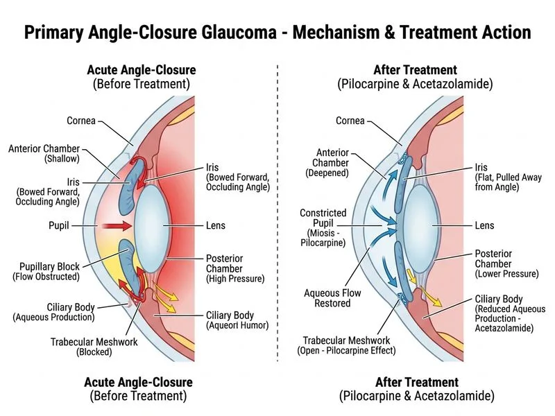 Primary Angle-Closure Glaucoma diagram