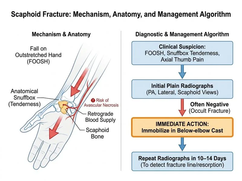 Scaphoid Fracture diagram
