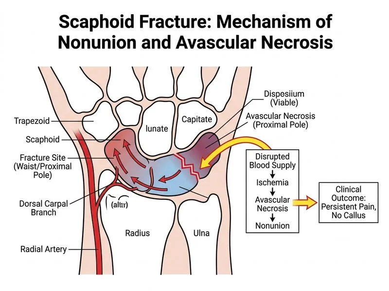 Scaphoid Fracture diagram