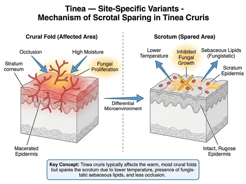 Tinea — Site-Specific Variants diagram