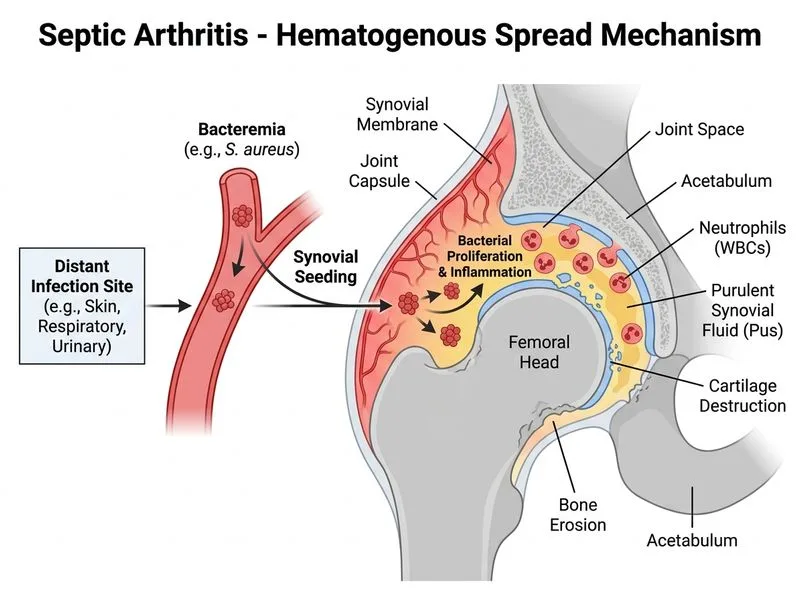 Septic Arthritis diagram