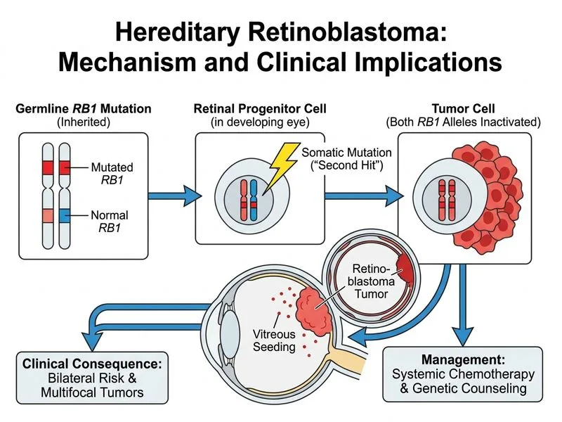 Retinoblastoma diagram