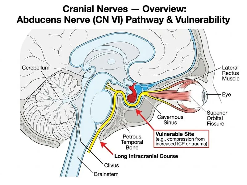 Cranial Nerves — Overview diagram
