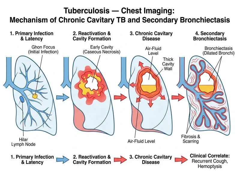 Tuberculosis — Chest Imaging diagram