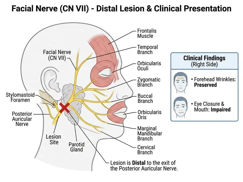 Facial Nerve diagram