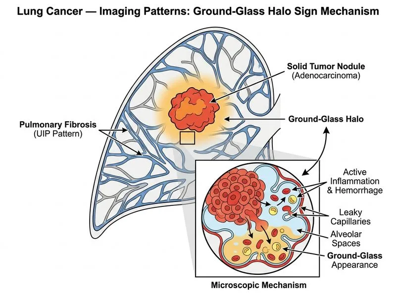 Lung Cancer — Imaging Patterns diagram