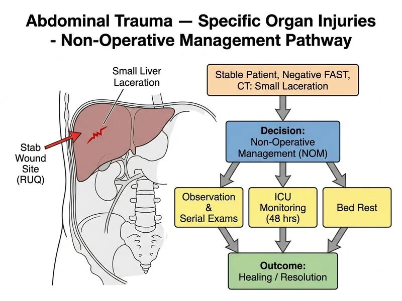 Abdominal Trauma — Specific Organ Injuries diagram