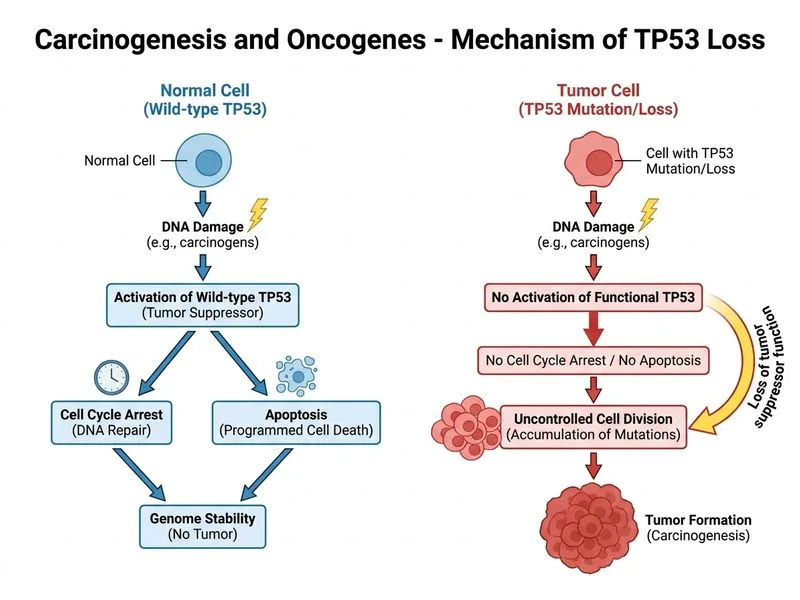 Carcinogenesis and Oncogenes diagram