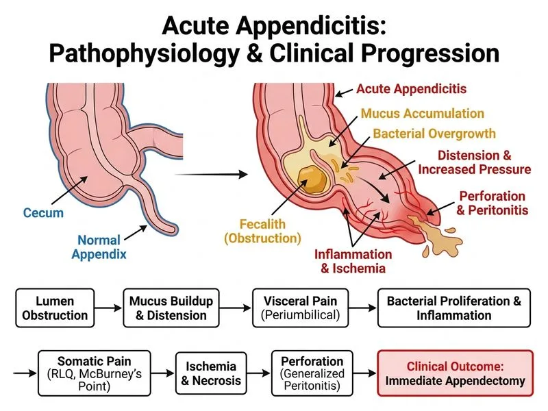 Acute Appendicitis diagram