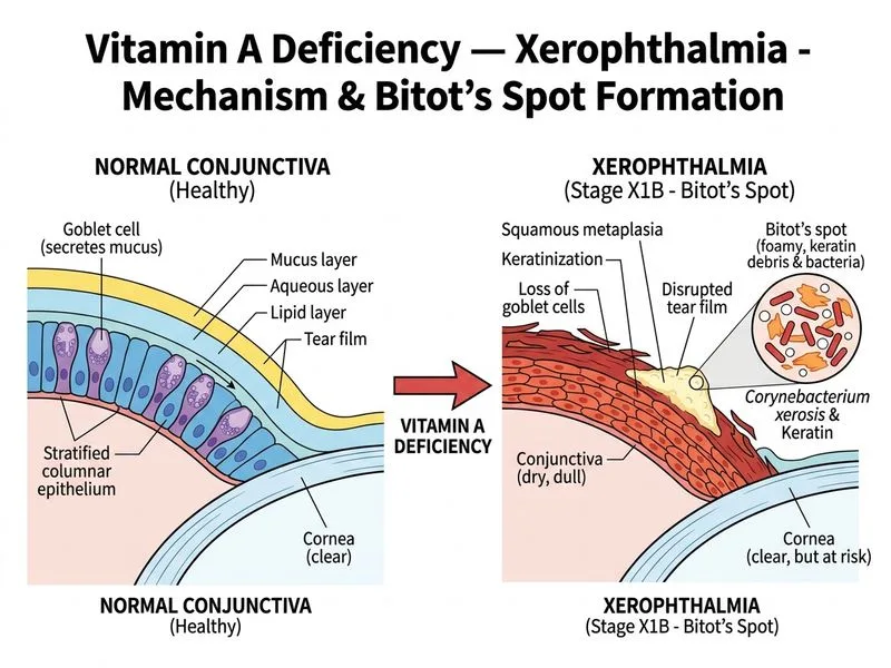 Vitamin A Deficiency — Xerophthalmia diagram