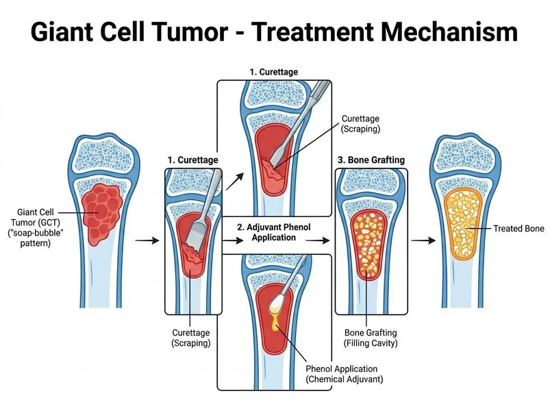 Giant Cell Tumor diagram