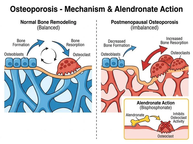 Osteoporosis diagram