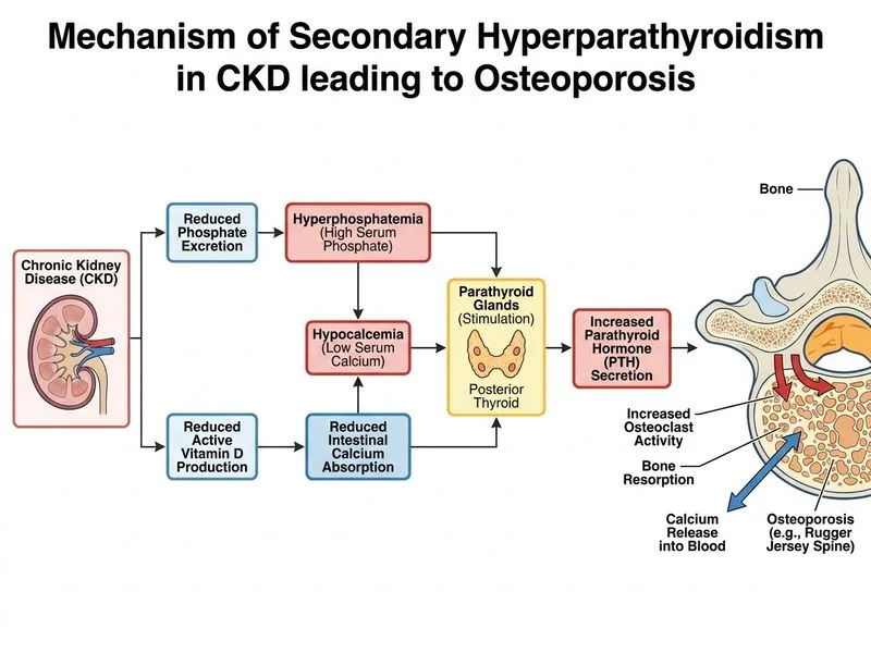 Osteoporosis diagram